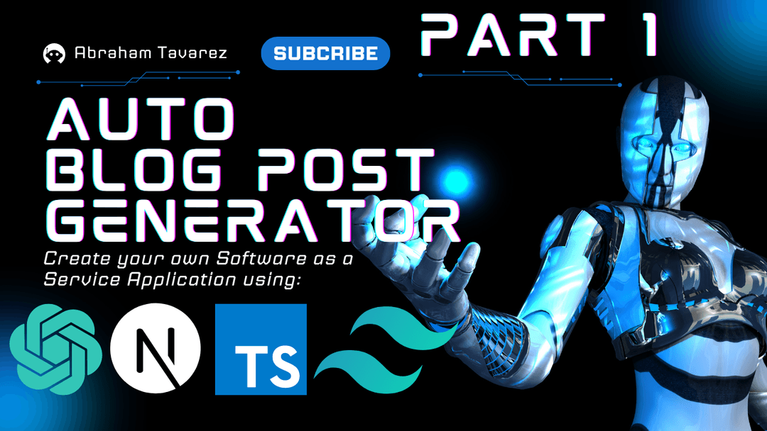 AI Blog Generator Application. (NextJS, TypeScript, Supabase,OpenAI)